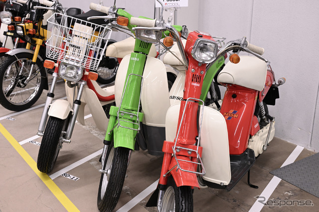 ヤマハ発動機 豊岡技術センターでレストアされる車両