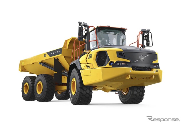 ボルボの新型油圧ダンプトラック「アーティキュレートハウラー」