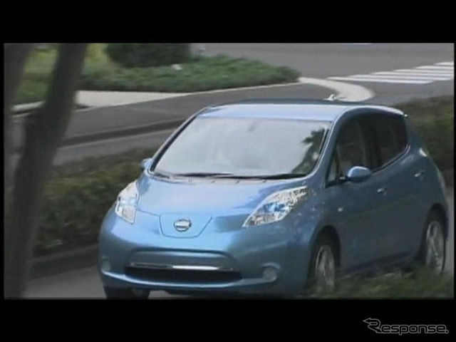 日産の新型EV、リーフ…間近に感じる未来