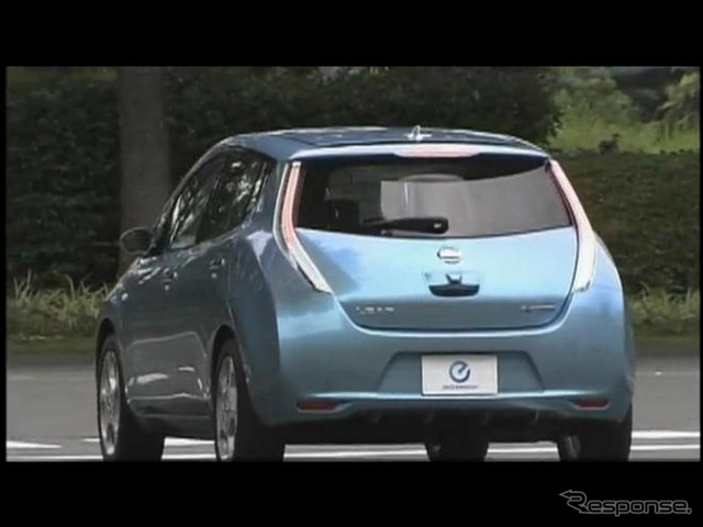 日産の新型EV、リーフ…間近に感じる未来