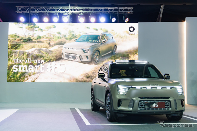 スマートの新型電動SUV『#5』