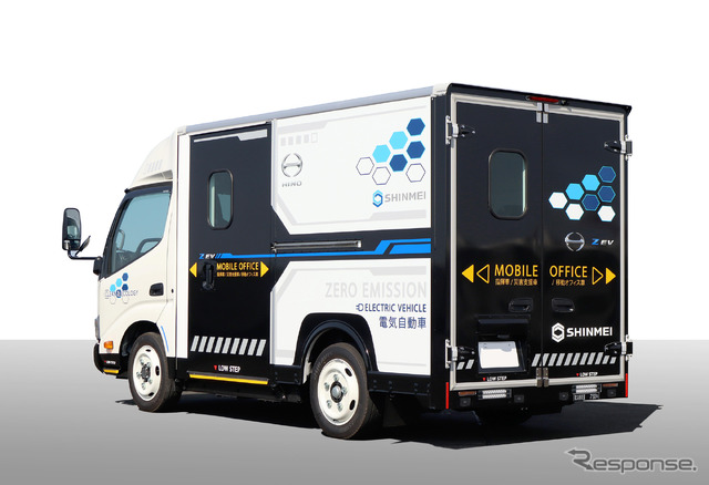 日野 デュトロ Z EV モバイルオフィス