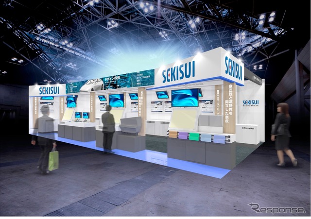積水化学グループの「人とくるまのテクノロジー展 2025 YOKOHAMA」ブースイメージ