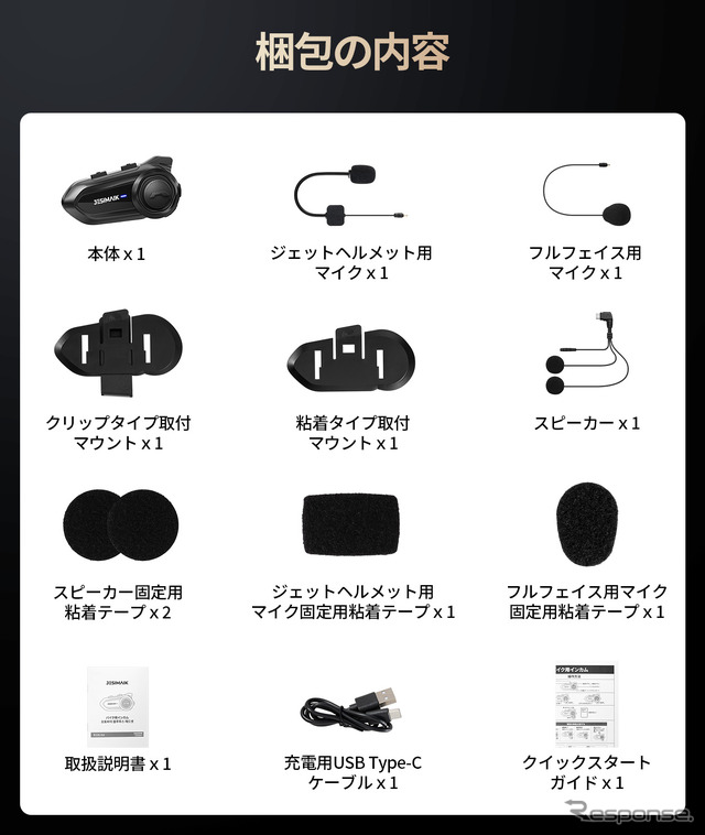 JESIMAIKの新型バイクインカム『R18 Lite』