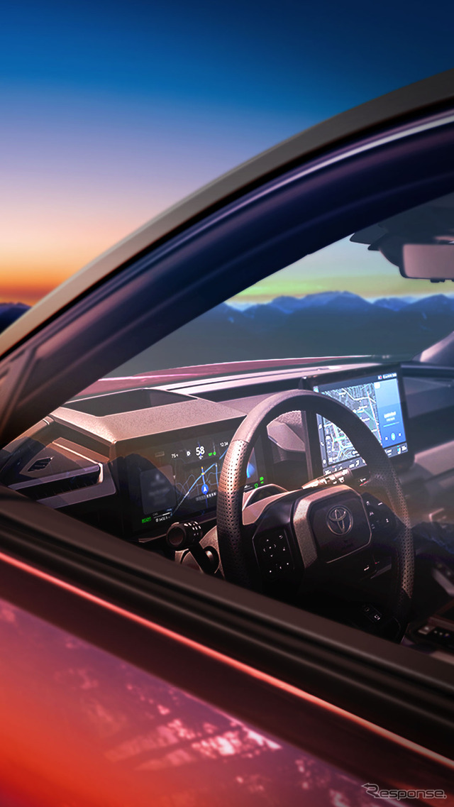 トヨタの新型車のティザー