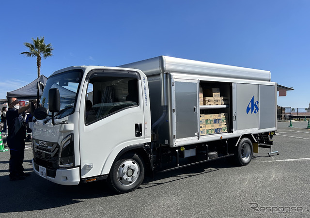 九州アサヒ飲料販売のボトルカー