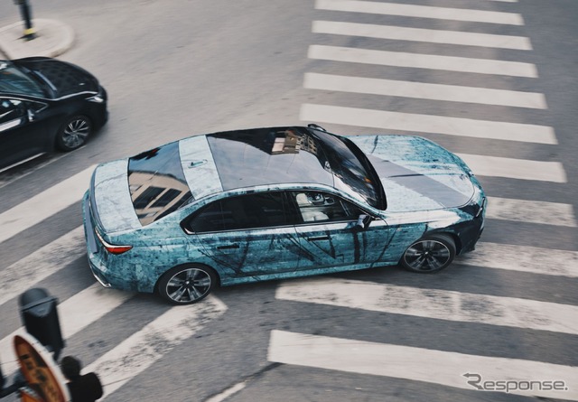 BMW i7のアートカー
