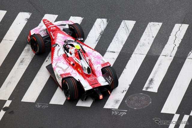 ナトー選手、東京E-Prixフリー走行(5月16日) (c) Formula E