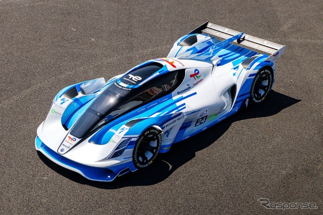 ボッシュの水素燃料電池駆動のレーシングカー『H24EVO』