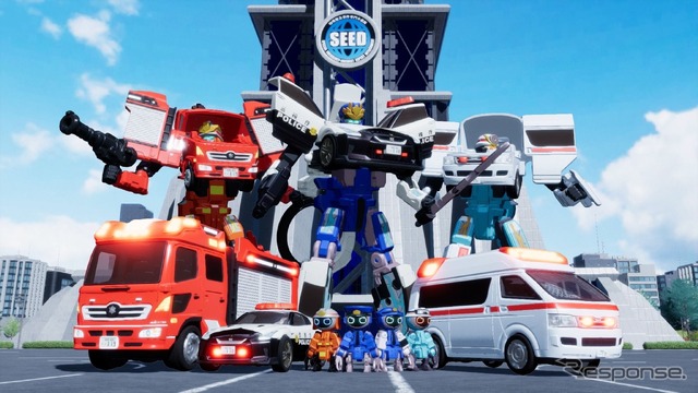 「特装合体ロボ ジョブレイバー」 (c) TOMY