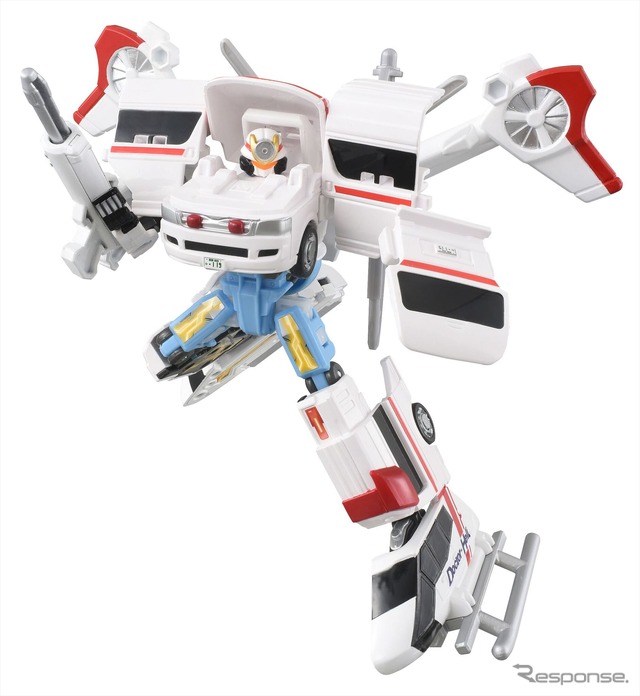 ユナイトメディブレイバートヨタ ハイメディック救急車 (c) TOMYドクターヘリアーマー