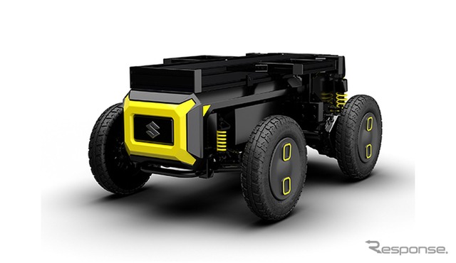 スズキの電動車いすの技術を応用した丈夫で安全な足まわり