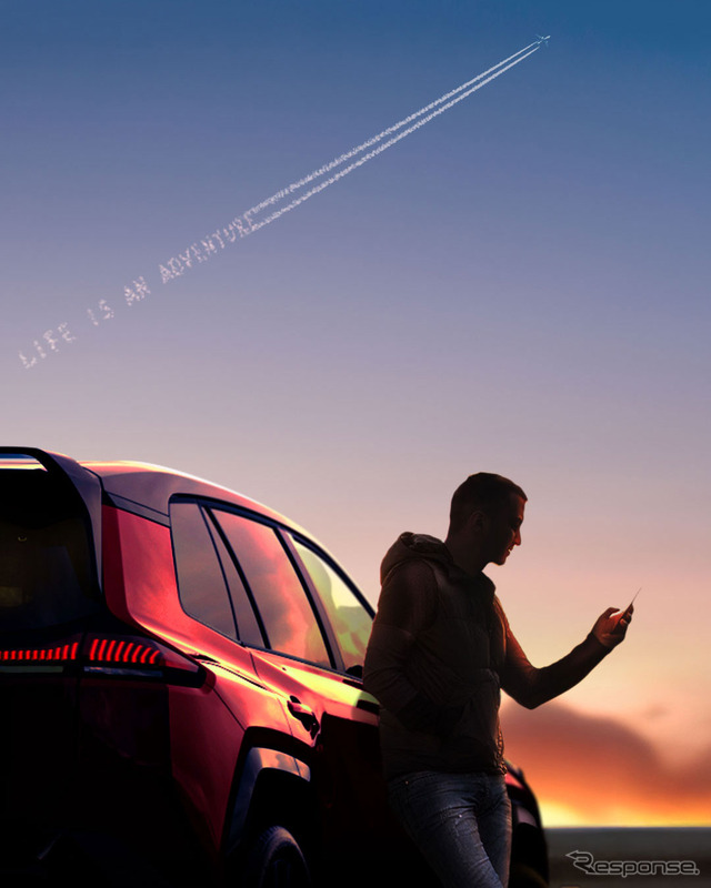 トヨタ『RAV4』新型のティザー写真