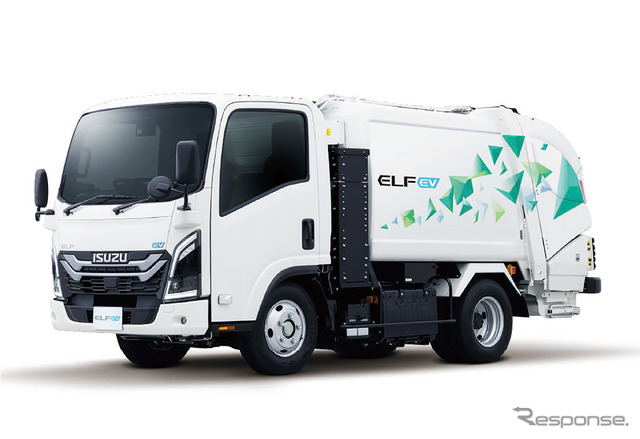 いすゞ エルフEVの塵芥車