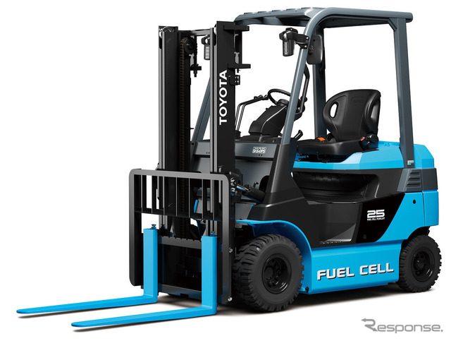 豊田自動織機トヨタL&Fカンパニー、2.5t積タイプの新型燃料電池フォークリフト