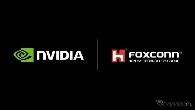 NVIDIAとFoxconnのロゴ