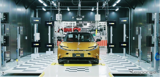 一汽トヨタは新型EV『bZ5』の生産を同社の新エネルギー工場で開始