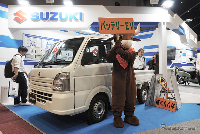 スズキ キャリイをベースとした軽トラックEV(人とくるまのテクノロジー展2025)