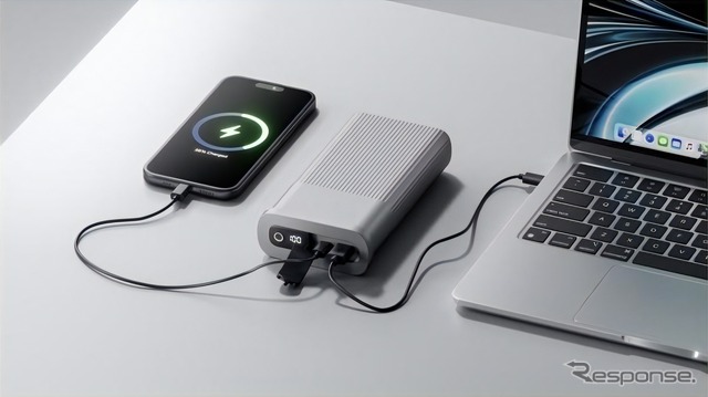 モバイルバッテリー機能を備え、ストレスフリーな電力供給