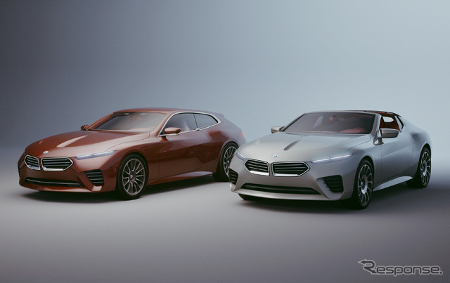 BMW コンセプト・スピードトップ(左)とコンセプト・スカイトップ(右)