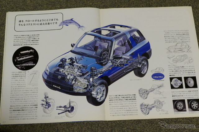 トヨタ・RAV4(初代)当時のカタログ