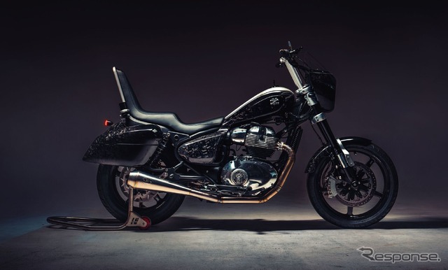 ロイヤルエンフィールドが「ザ・グレート・フロッグ」とコラボしてカスタムした『スーパーメテオ650』