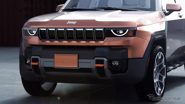 ジープ レネゲード 次期型の予想CG