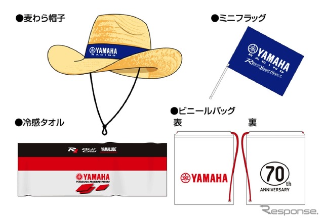 ヤマハ応援席チケット購入者全員がもらえるヤマハ応援グッズ