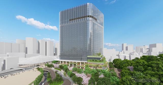 トヨタ自動車の「新東京本社」の完成イメージ