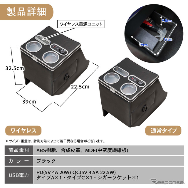 クラフトワークスの『スペーシア』専用コンソールボックス