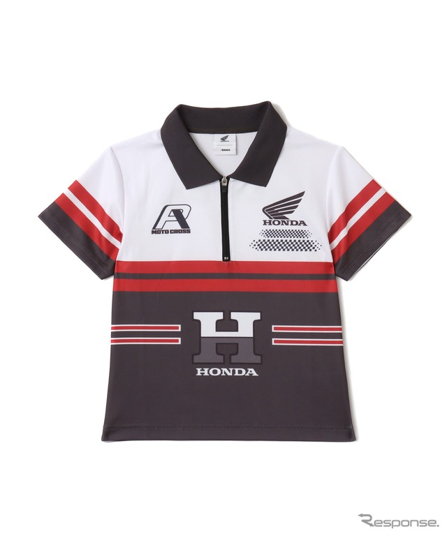 HONDA x atmos pink Racing Polo Shirt