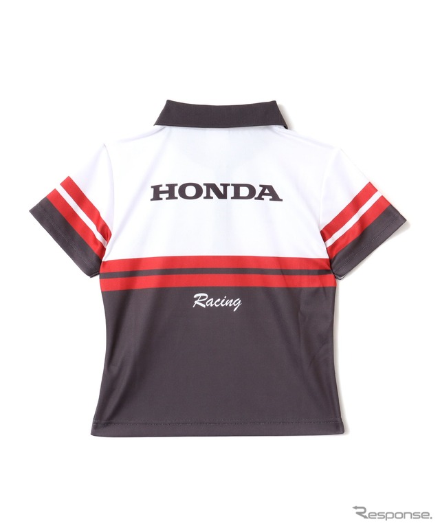 HONDA x atmos pink Racing Polo Shirt