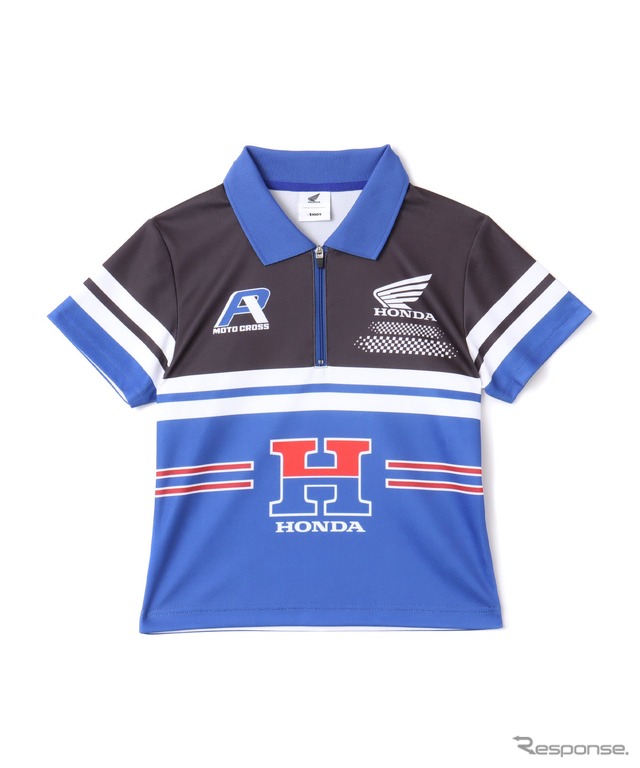 HONDA x atmos pink Racing Polo Shirt