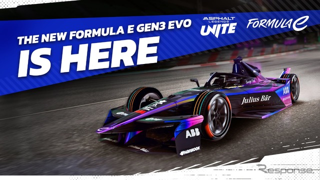 『アスファルト：Legends Unite』にフォーミュラEの最新マシン「GEN3 Evo」初登場