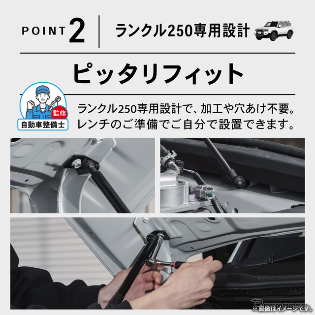 ランクル250専用設計