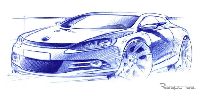 【D視点】アンテナカー?…VW シロッコ 新型
