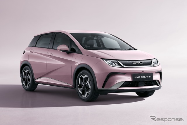 BYD『ドルフィン』の特別限定車「グレイトフル ピンク」と「ロングレンジ グレイトフル ピンク」発表