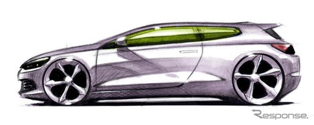 【D視点】アンテナカー?…VW シロッコ 新型