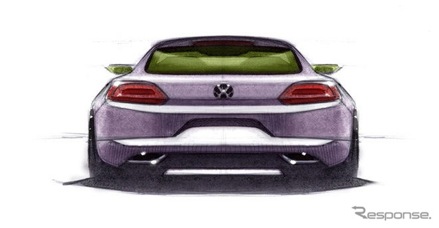 【D視点】アンテナカー?…VW シロッコ 新型
