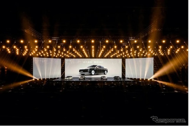 ファーウェイと共同で立ち上げた新ブランド「尊界」の新型EVセダン『S800』