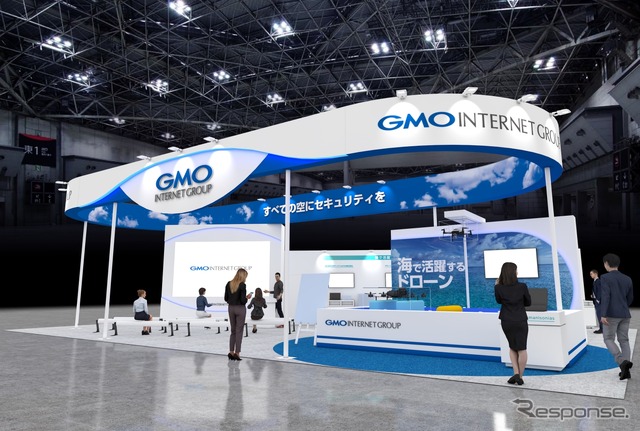 GMOインターネットグループの次世代エアモビリティEXPO 2025ブース