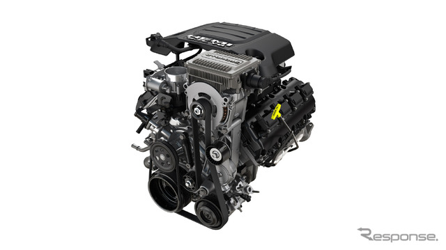 ラム1500に搭載される5.7リットルV8「HEMI」エンジン