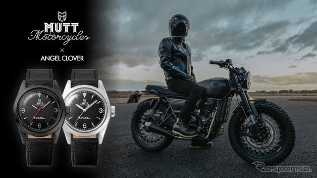 『ANGEL CLOVER』と『MUTT MOTORCYCLES』のコラボレーションウォッチ
