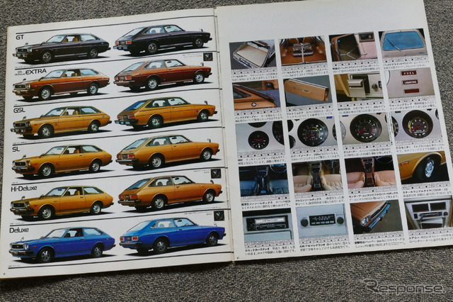 トヨタ・カローラリフトバック 1976年当時のカタログ