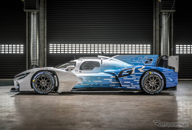 液体水素エンジンのテストカー「GR LH2 レーシングコンセプト」