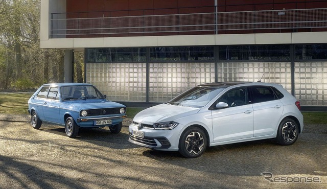 初代VWポロ（左）と「ポロ エディション50」