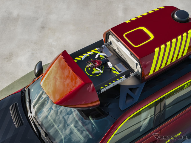 ルノー『4 E-Techエレクトリック』をベースにした救急車両「vision4rescue」