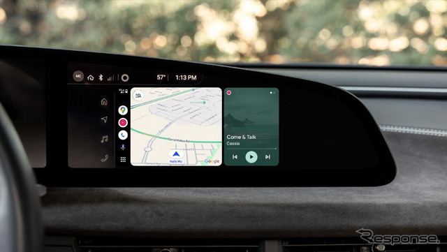 ルーシッド『エア』全車種でAndroid Auto利用可能に
