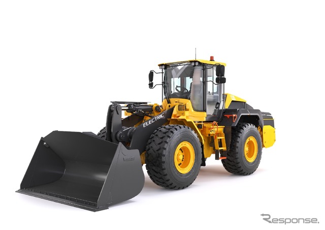 ボルボの新型バッテリー駆動式ホイールローダー「L120 Electric」