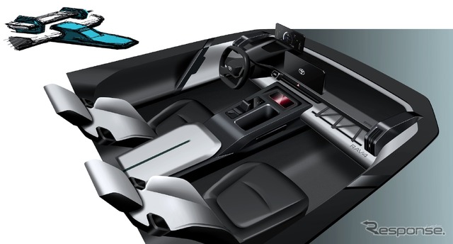 トヨタ RAV4 新型:インテリアデザイン開発